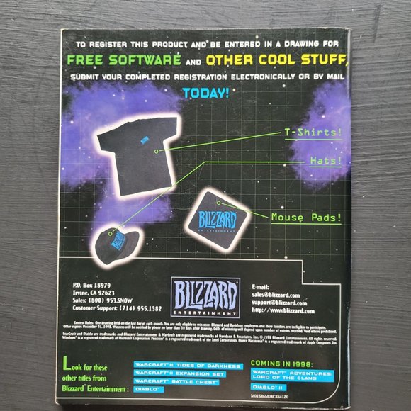 Star Craft Game Manual - 1998 Blizzard Entertainment - Picture 11 of 14